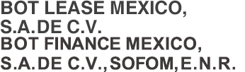 BOT LEASE MEXICO, S.A. DE C.V. , LTD.